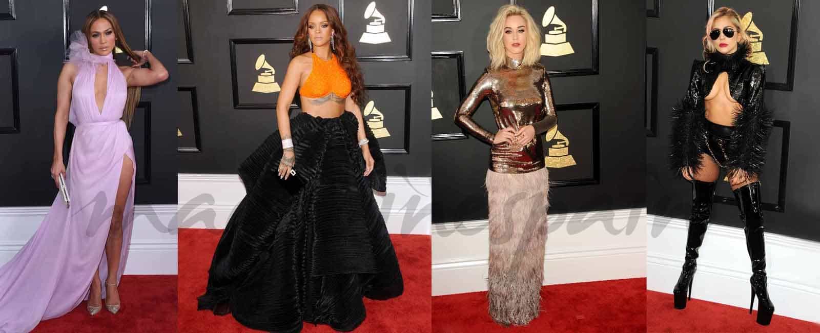 Divas y más divas… Los looks de los Grammy 2017