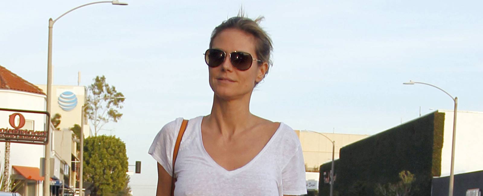 Heidi Klum, la última famosa en apuntarse a la moda «braless»