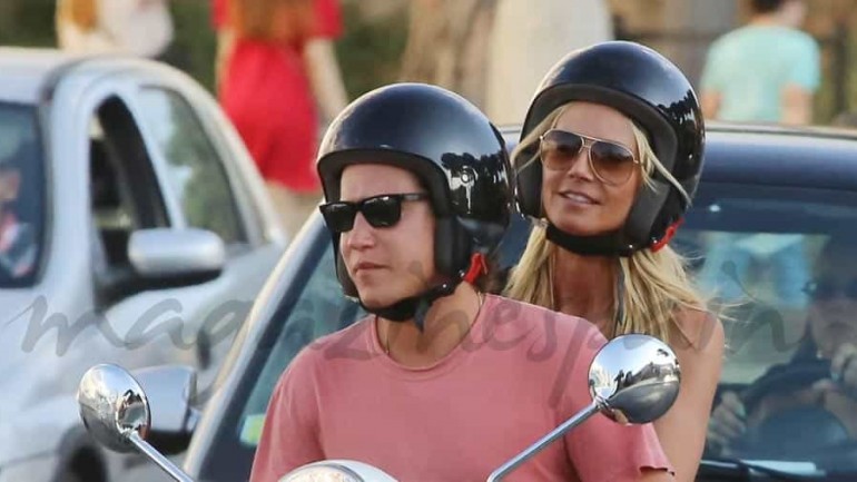 Heidi Klum y Vito Schnabel vacaciones en Roma