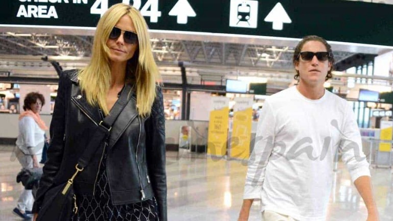 Heidi Klum y su joven novio en Milán