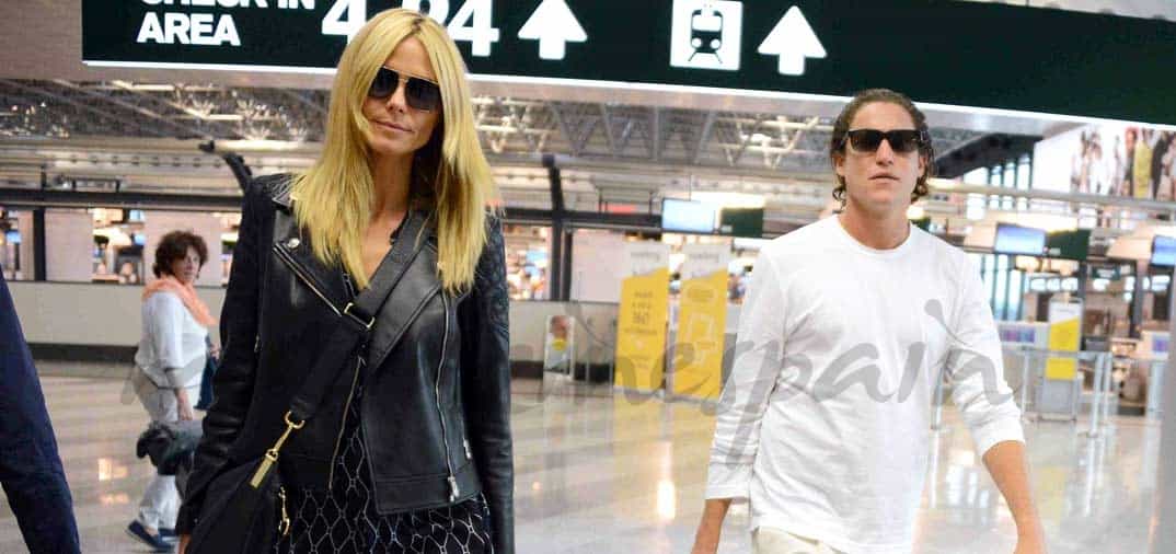 Heidi Klum y su joven novio en Milán