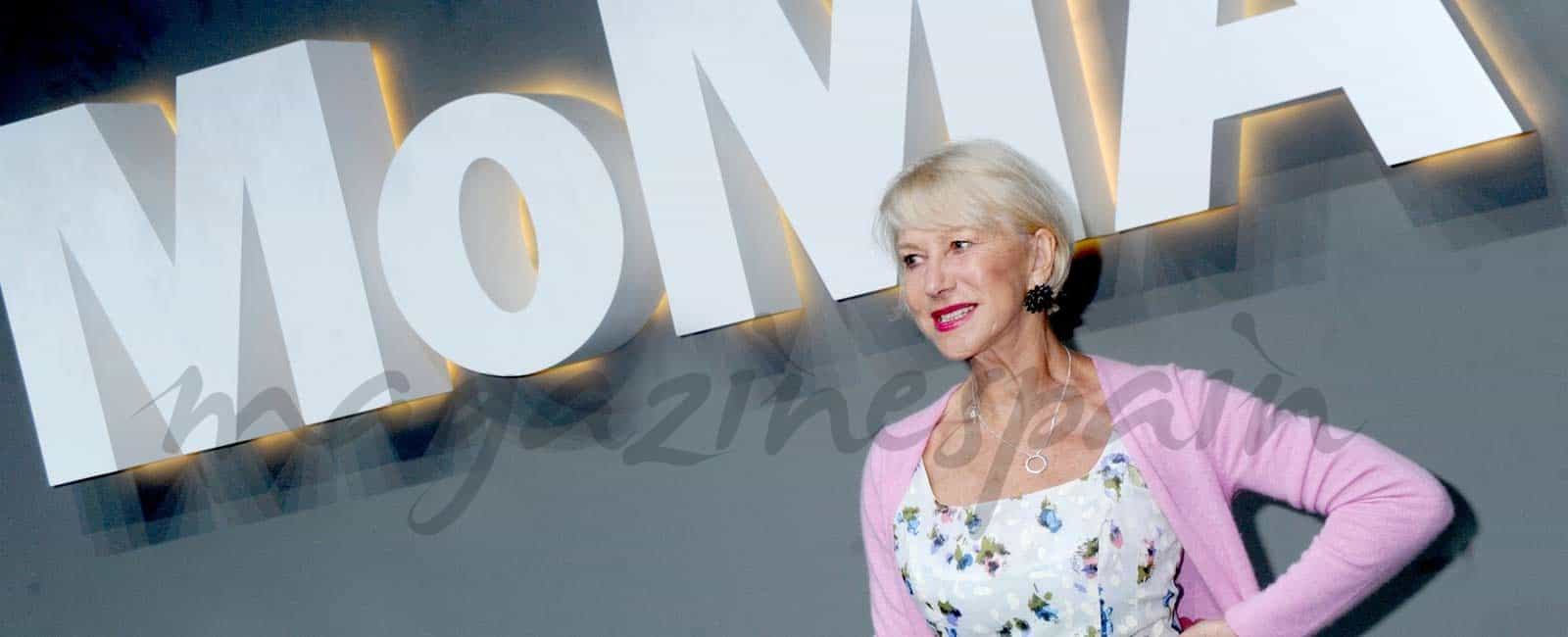 Helen Mirren, la invitada más elegante en el MoMA