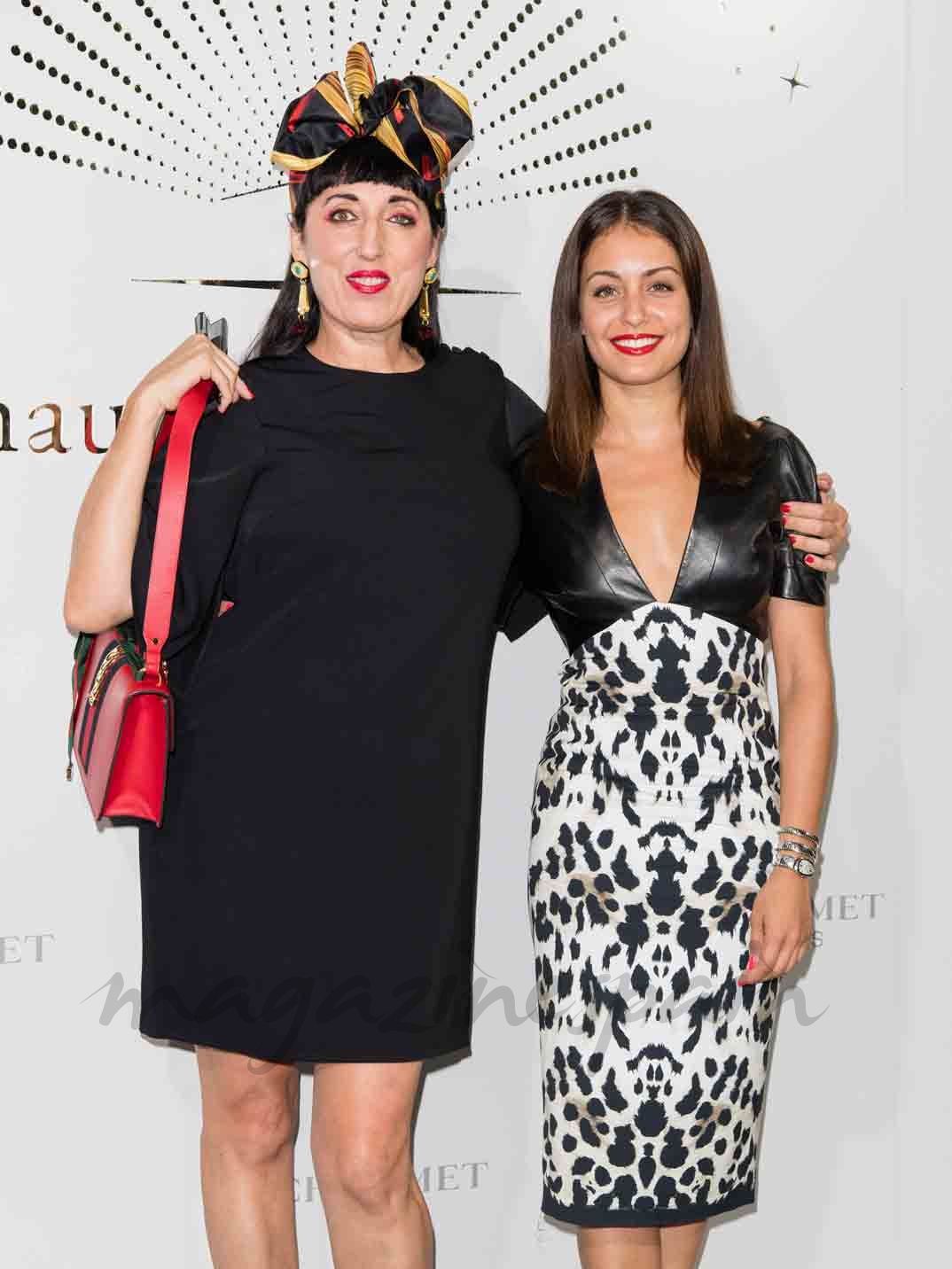 hiba abouk y rossy de palma en paris fashion week