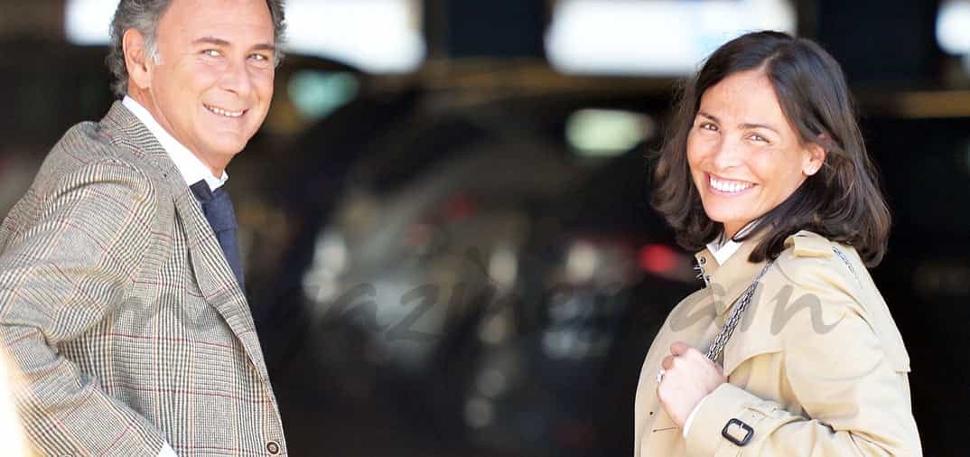 Inés Sastre y su novio, amor «a la italiana»