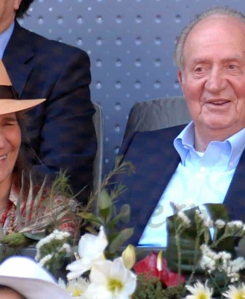 El rey Juan Carlos disfrutó de un día de tenis, con su nieta Victoria Federica