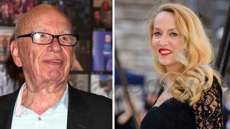 Rupert Murdoch (84) y Jerry Hall (59), nueva pareja