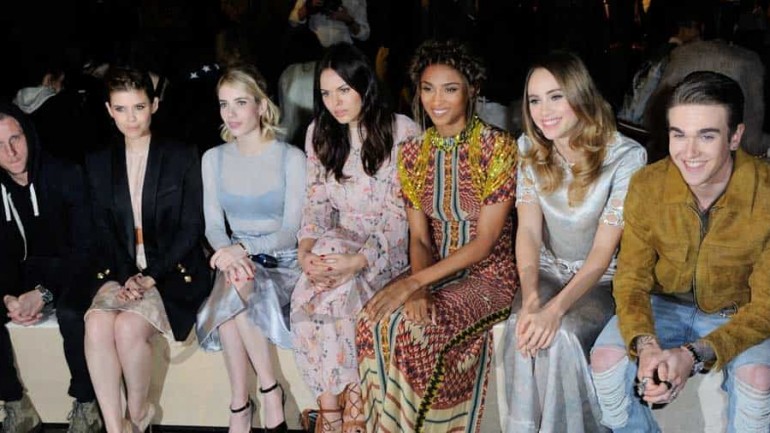 Famosas en la Semana de la moda de París