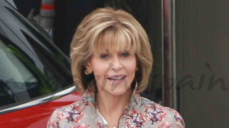 Jane Fonda espléndida a punto de cumplir 80 años