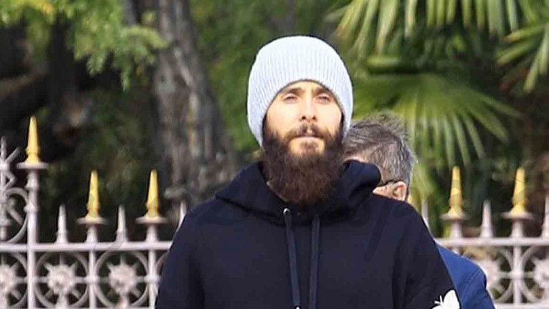 Jared Leto pasea por Madrid