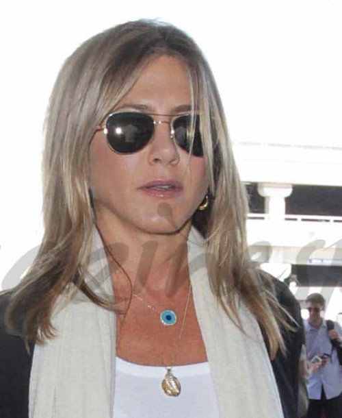 Jennifer Aniston enfadada con la prensa