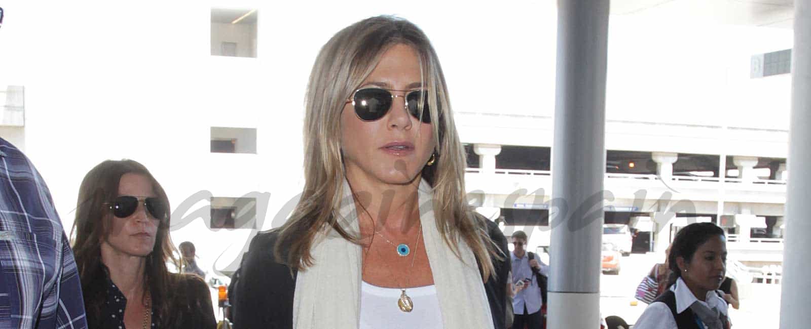 Jennifer Aniston enfadada con la prensa