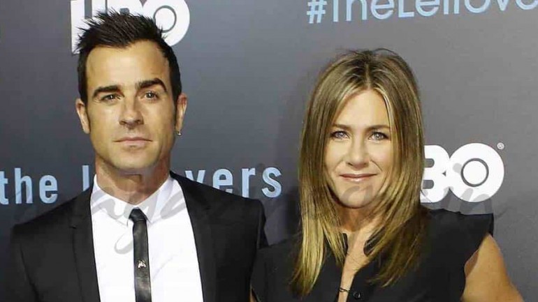 Jennifer Aniston primera aparición como esposa de Justin Theroux