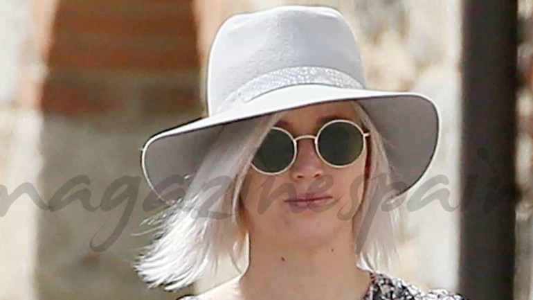 Jennifer Lawrence turista en Italia