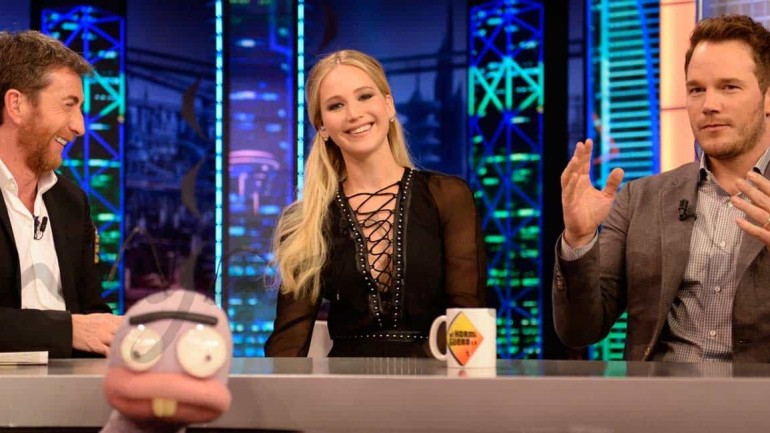 Jennifer Lawrence confiesa cómo fue hacer escenas de sexo con Chris Pratt