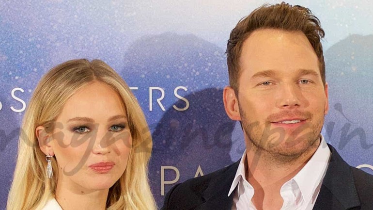 Jennifer Lawrence y Chris Pratt presentan en Madrid, «Passengers»