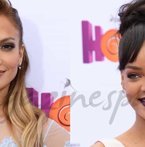 Rihanna y Jennifer López juntas en el estreno de «Home»