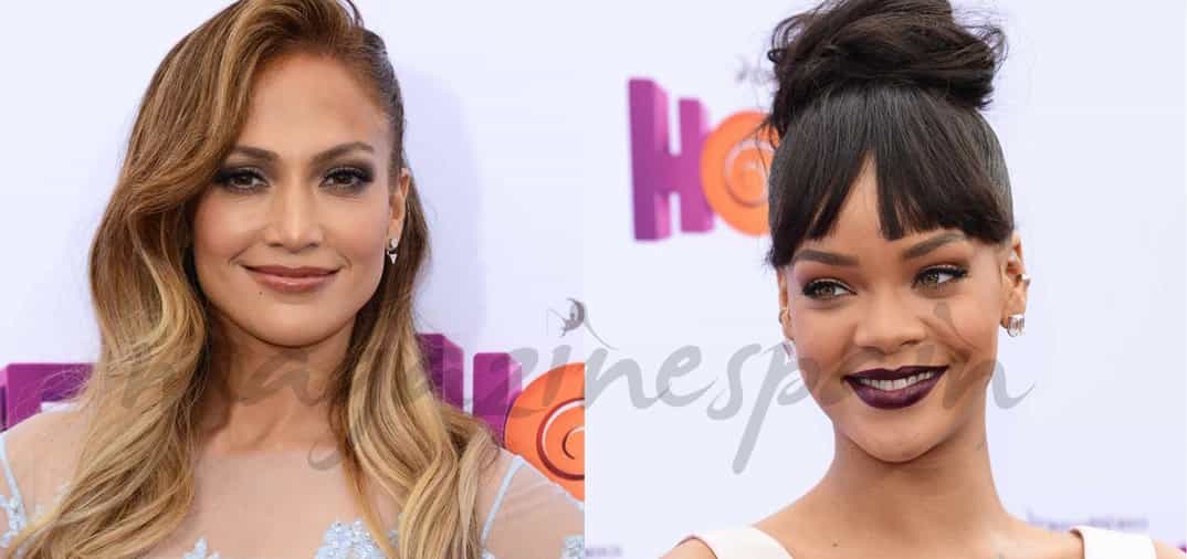 Rihanna y Jennifer López juntas en el estreno de «Home»