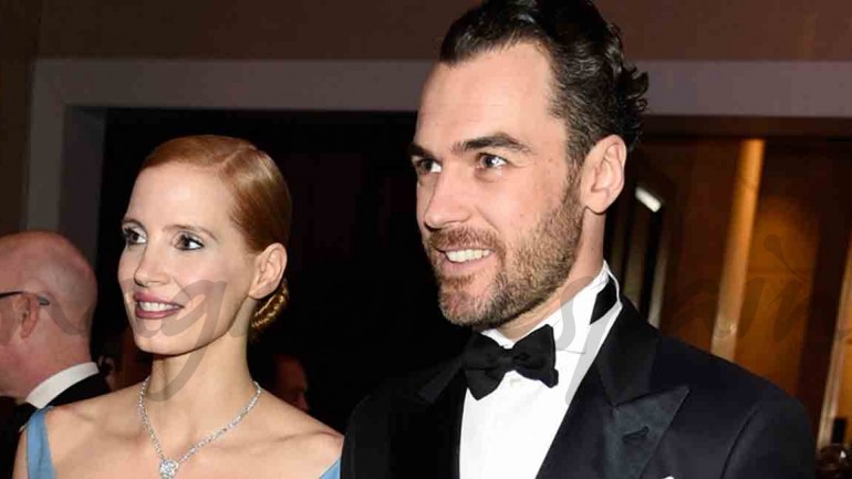 Jessica Chastain y  Gian Luca Passi de Preposulo se casan en la Toscana