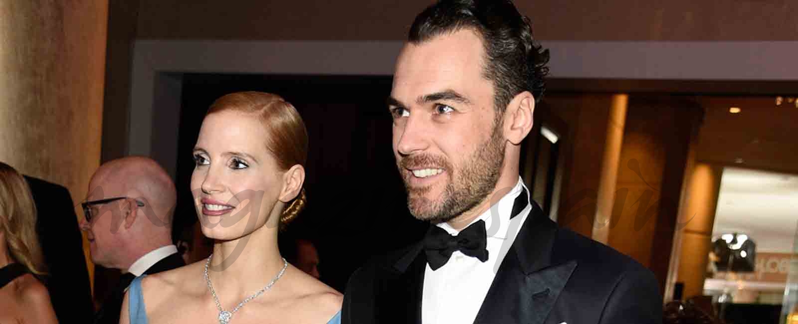 Jessica Chastain y  Gian Luca Passi de Preposulo se casan en la Toscana