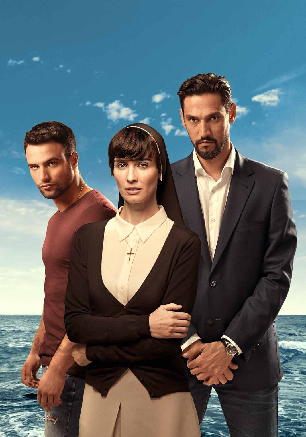 Jesús Castro, Paz Vega y Stany Coppet - Perdóname Señor -© Mediaset