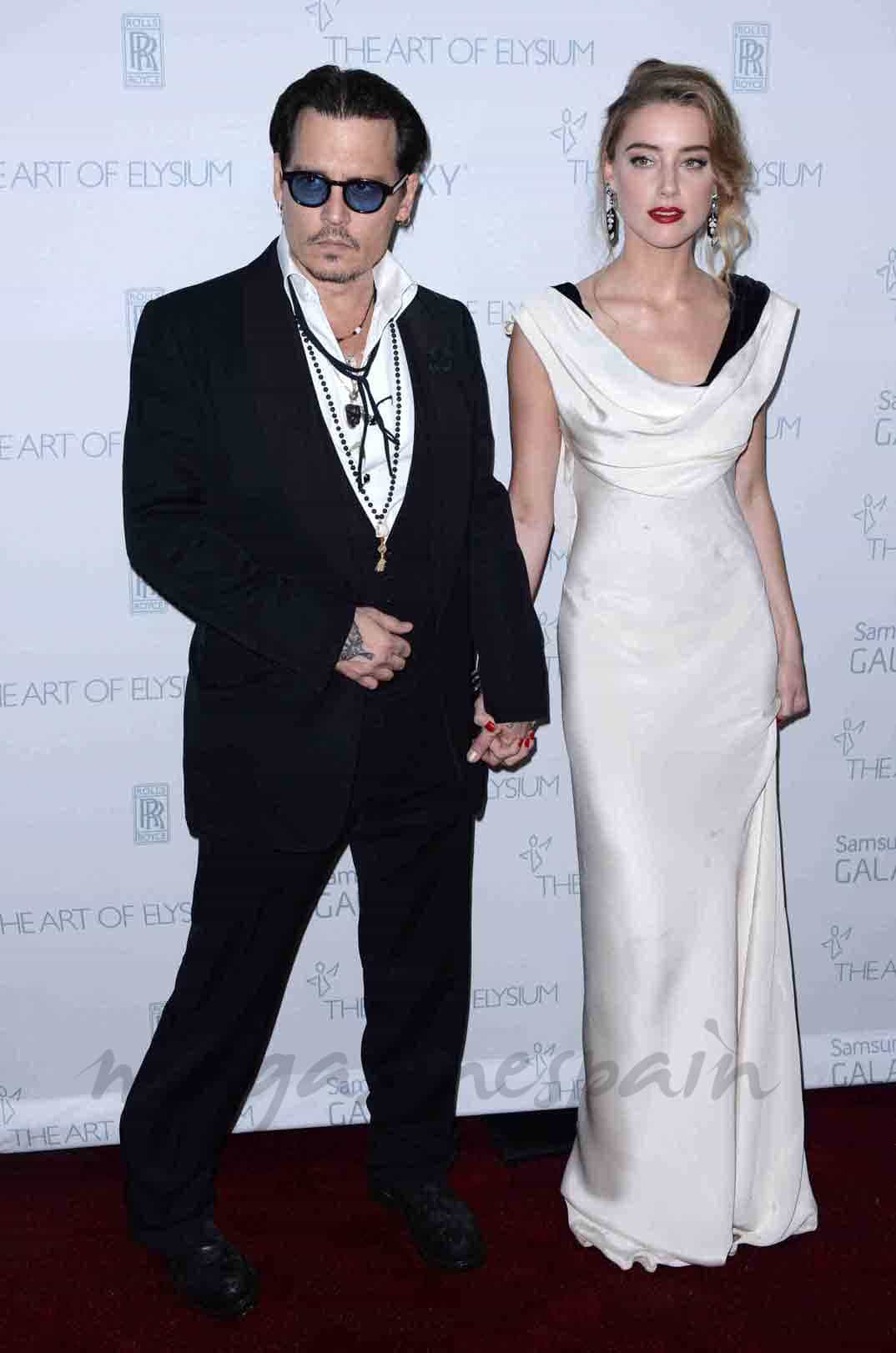 A los dos meses de su boda, primera crisis entre Johnny Depp y Amber Heard