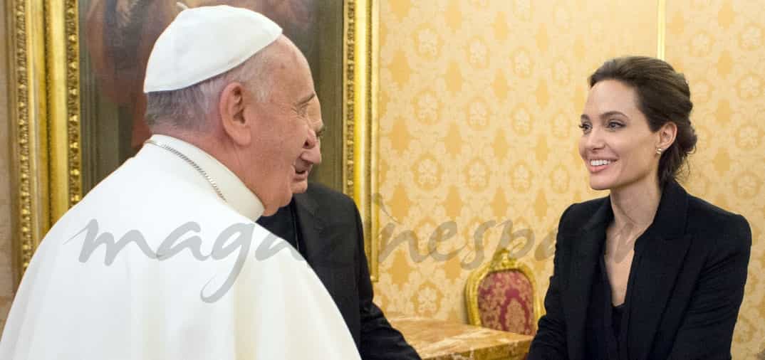 Angelina Jolie en el Vaticano