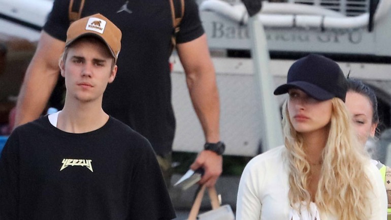 Justin Bieber y Hailey Baldwin fotografiados juntos en San Bartolomé