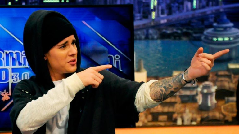 Justin Bieber desata la locura en «El Hormiguero»