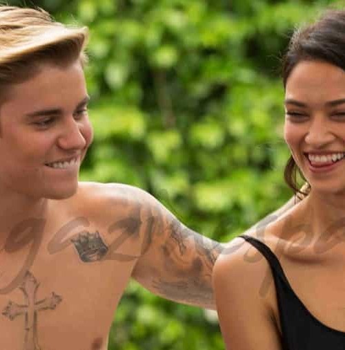 Justin Bieber se divierte con Shanina Shaik