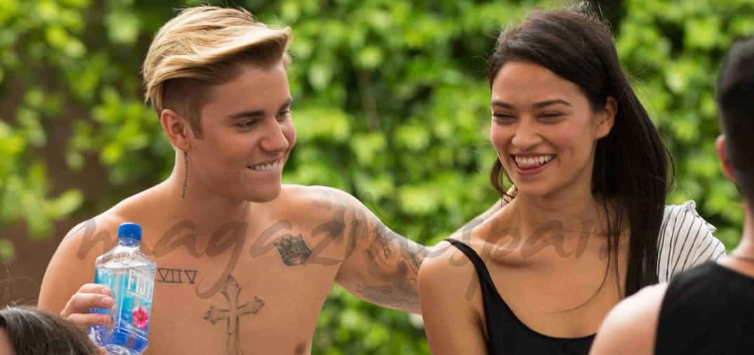 Justin Bieber se divierte con Shanina Shaik