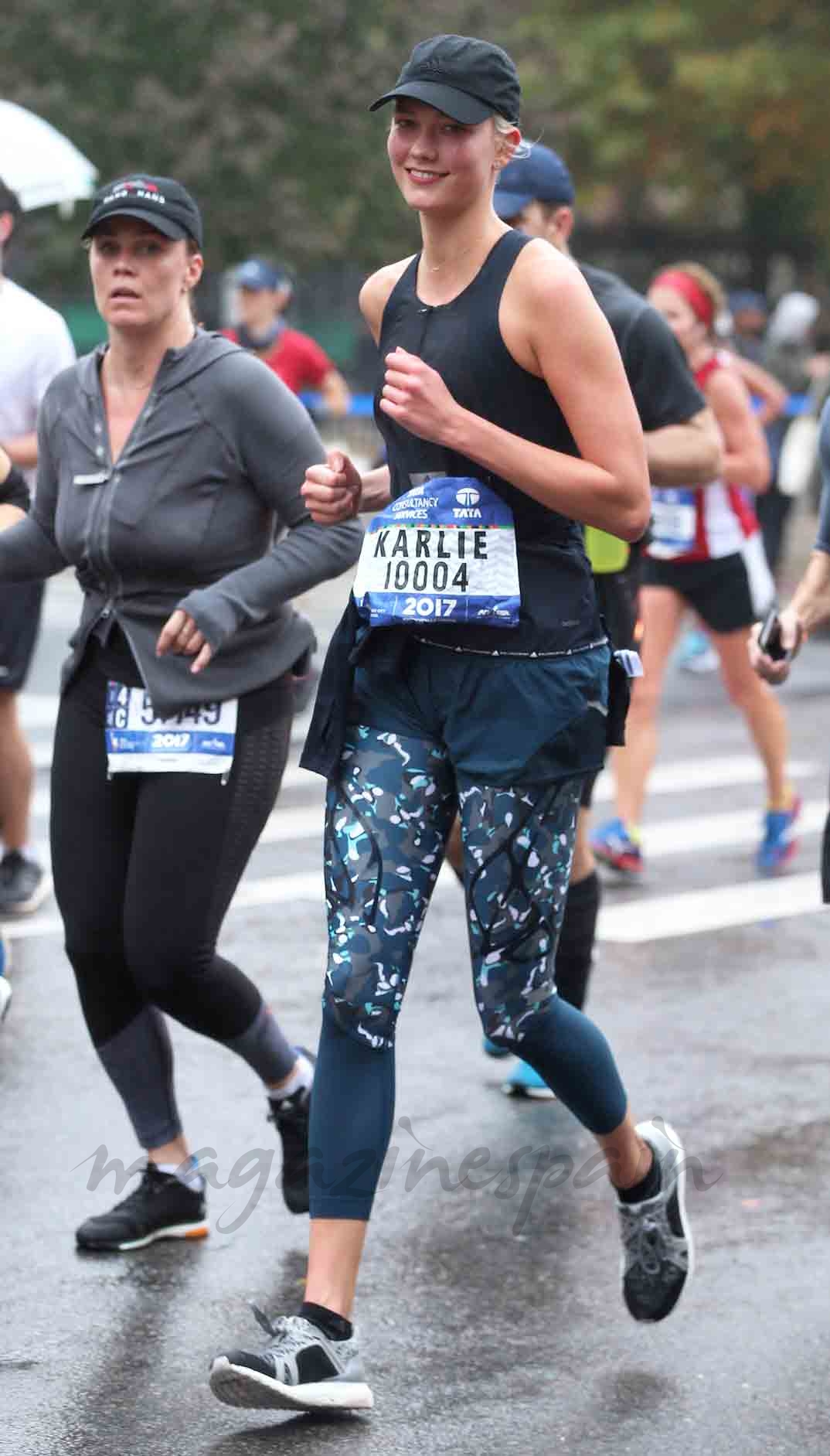 karlie kloss en la maraton de new york