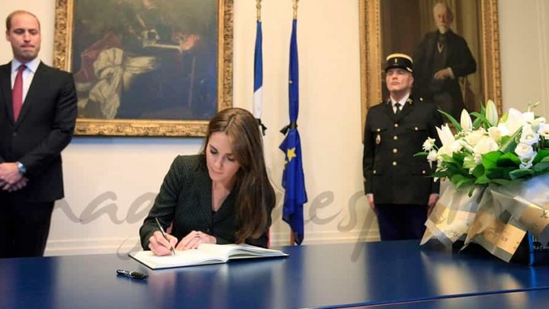 Los Duques de Cambridge, solidarios con el pueblo francés