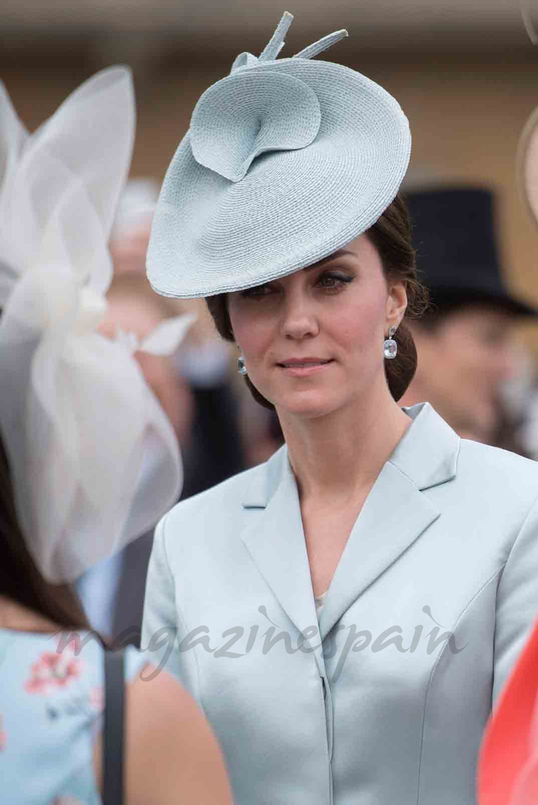 kate middleton en la fiesta de la familia real britanica