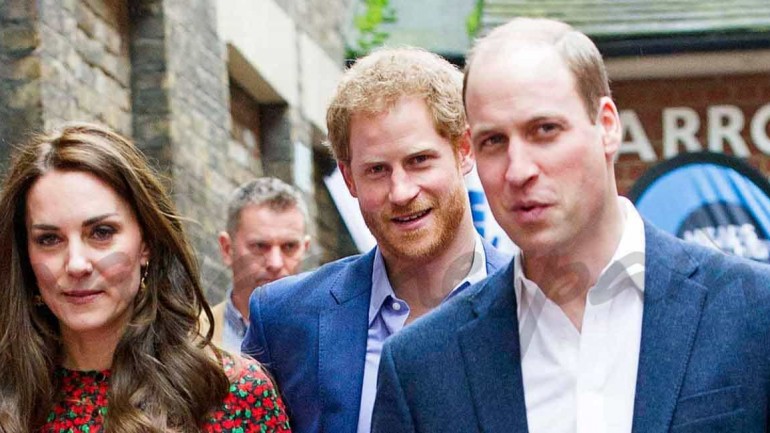 Kate, Guillermo y Harry de Inglaterra se reúnen con los voluntarios en Navidad