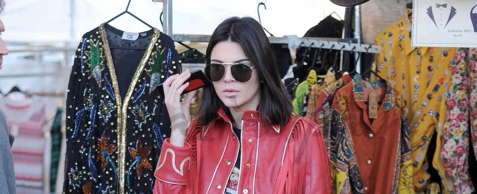 Kendall Jenner, de mercadillo