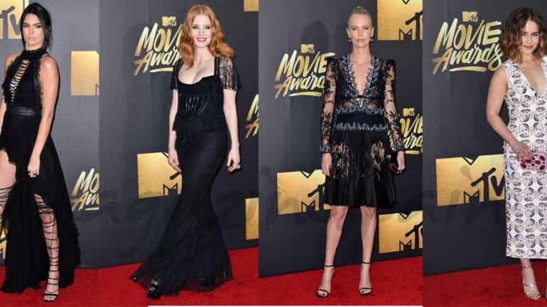 Premios MTV: Charlize Theron, Kendall Jenner, Jessica Chastain…