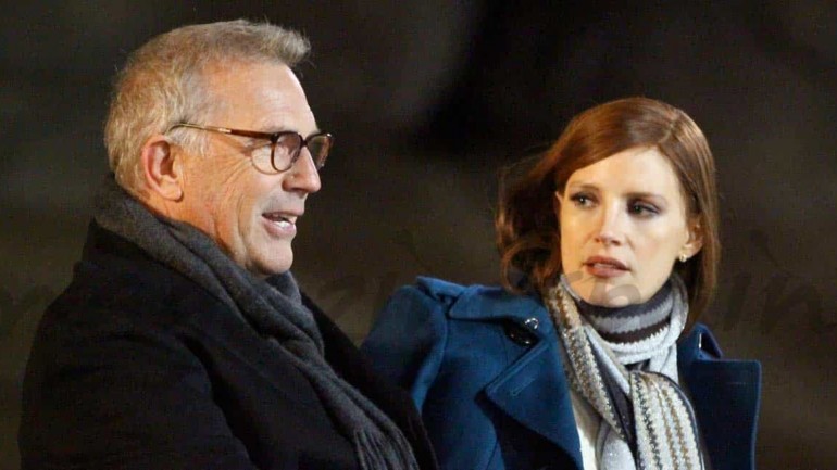 Kevin Costner será el padre de Jessica Chastain
