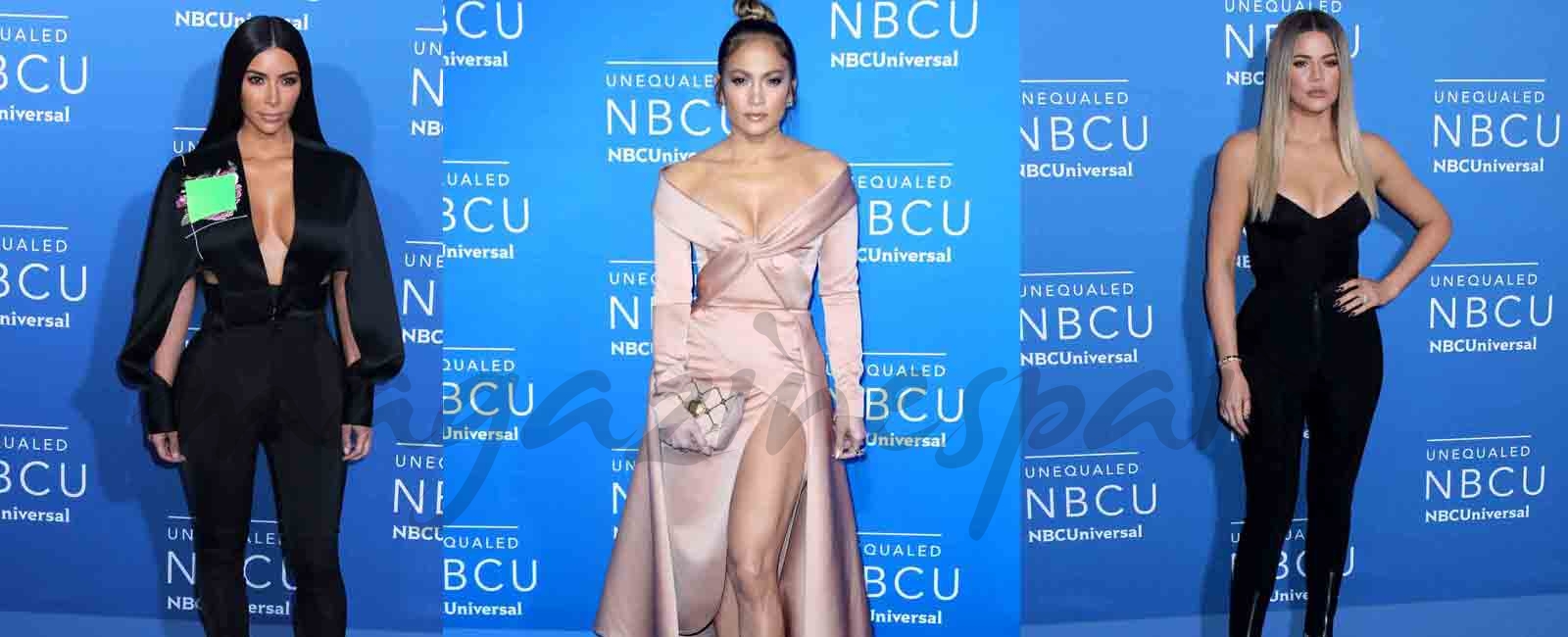 Jennifer López, Kim y Khloé Kardashian, ¿a quién le sienta mejor el escote?