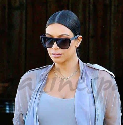 Kim Kardashian orgullosa de su cuerpo, en su sexto mes de embarazo