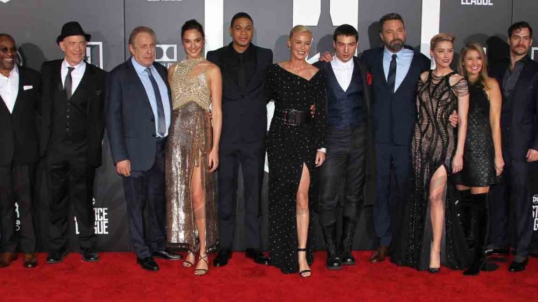 La alfombra roja del estreno mundial de «Liga de la justicia»