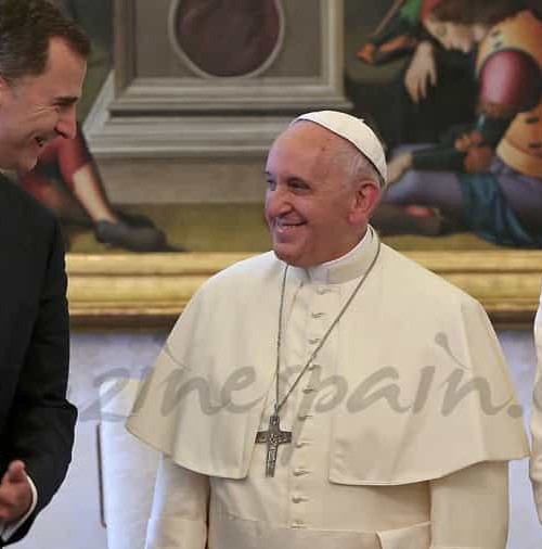 Los reyes Felipe VI y Letizia en el Vaticano