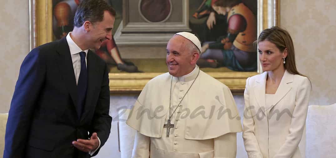 Los reyes Felipe VI y Letizia en el Vaticano