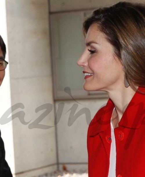 La reina Letizia, look «working girl» en Japón
