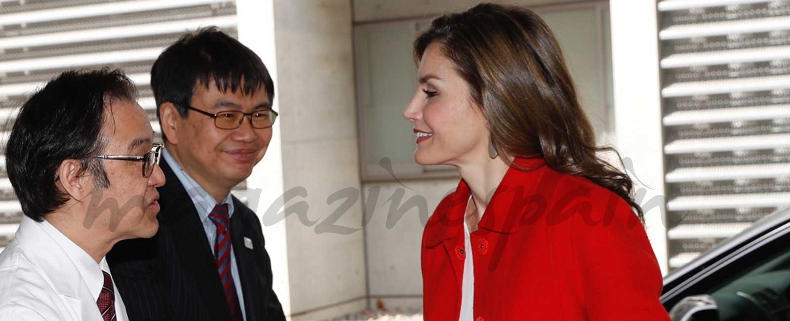 La reina Letizia, look «working girl» en Japón