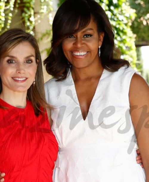 El cariñoso reencuentro de la reina Letizia y Michelle Obama