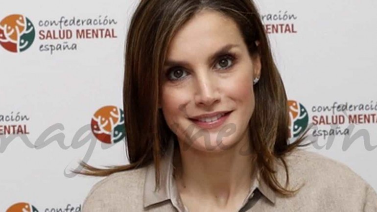 La reina Letizia, reunión de trabajo