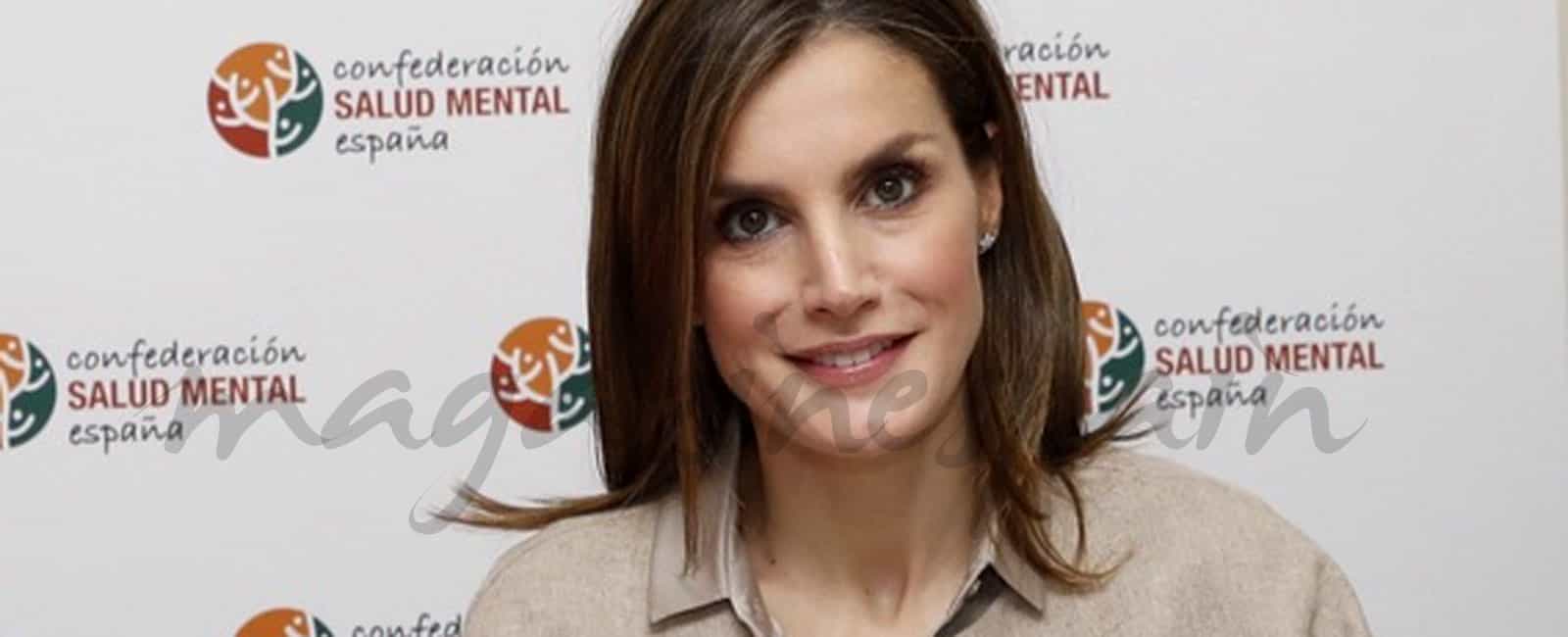 La reina Letizia, reunión de trabajo