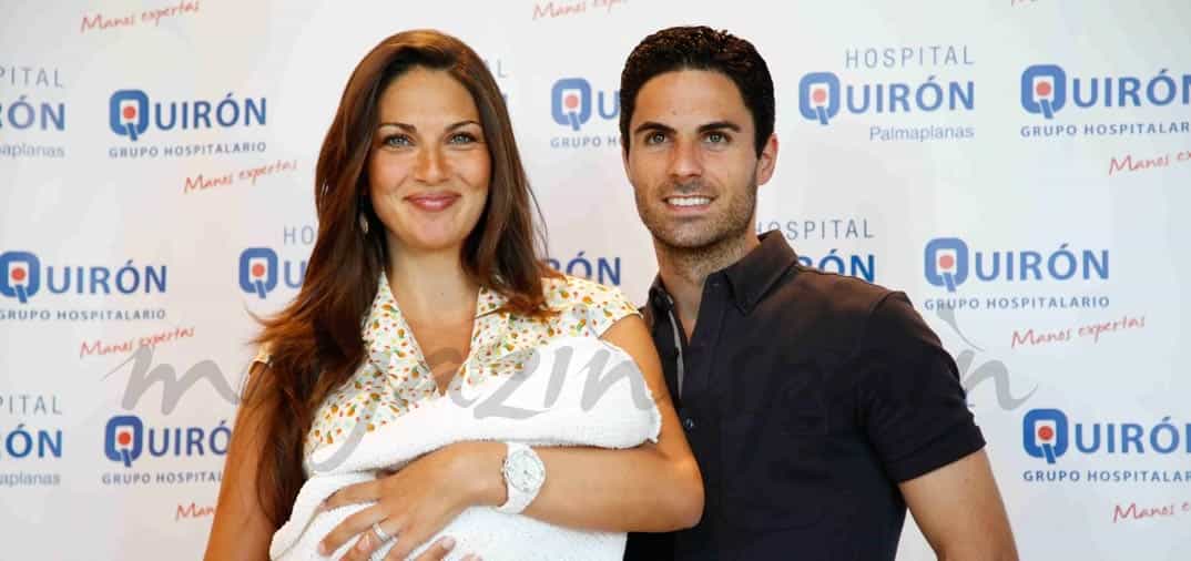 La modelo Lorena Bernal y el futbolista Mikel Arteta, padres de un niño