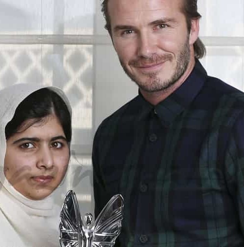 David Beckham premia a Malala