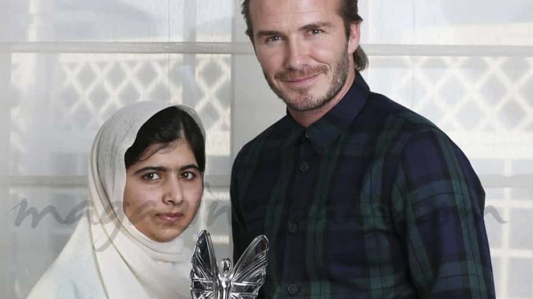 David Beckham premia a Malala